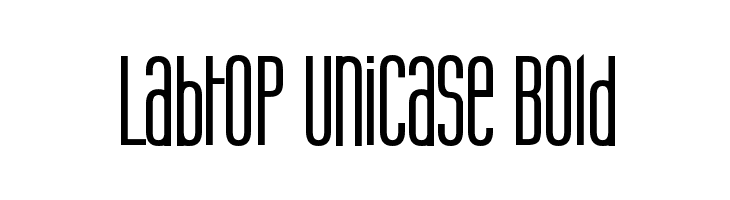 Labtop Unicase Bold Font