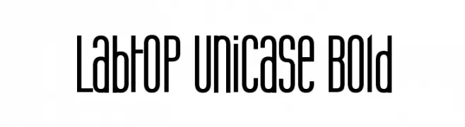 Labtop Unicase Bold  font caratteri gratis