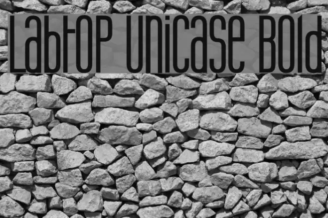 Labtop Unicase Bold フォント examples