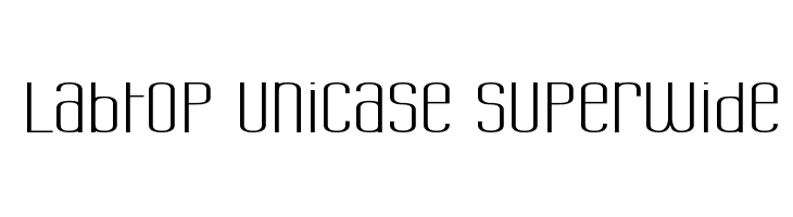 Labtop Unicase Superwide Font