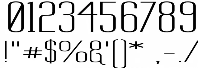 Labtop Unicase Superwide Font OTHER CHARS