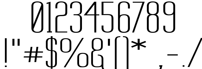Labtop Unicase Upper Wide Font OTHER CHARS