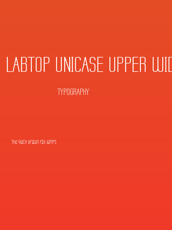 Labtop Unicase Upper Wide Poster