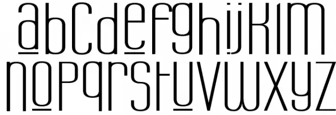 Labtop Unicase Upper Wide Fonte MINÚSCULAS