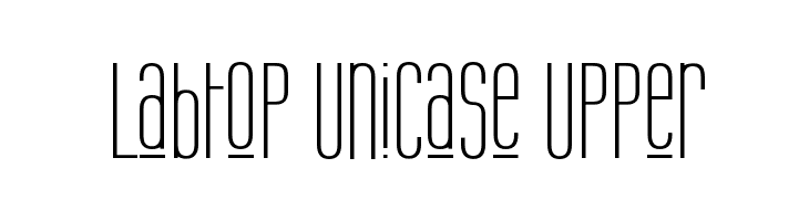 Labtop Unicase Upper Font