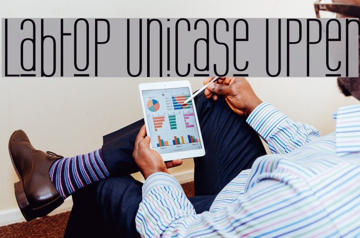 Labtop Unicase Upper Шрифта examples