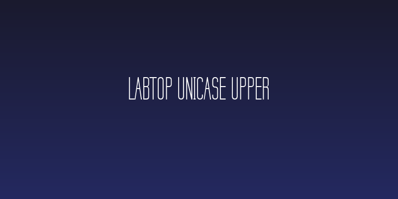 Labtop Unicase Upper Social Header