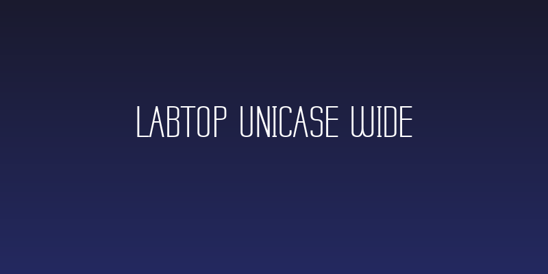 Labtop Unicase Wide Social Header