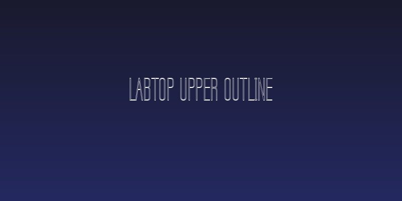Labtop Upper Outline Social Header