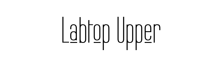 Labtop Upper  Frei Schriftart Herunterladen