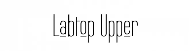 Labtop Upper  Descarca Fonturi Gratis