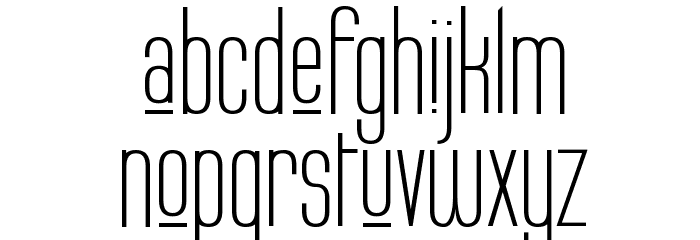 Labtop Upper Font LOWERCASE