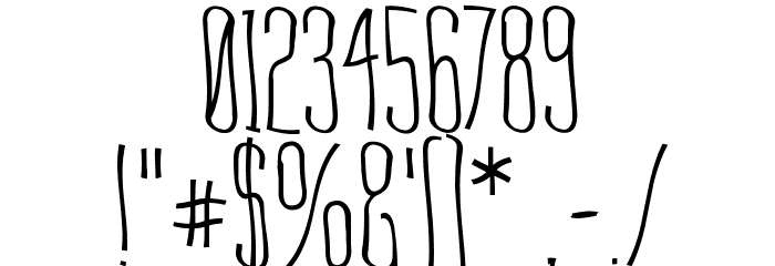 Labtop Warp 1 Font OTHER CHARS
