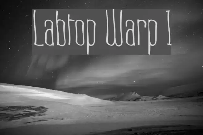 Labtop Warp 1 Polices examples