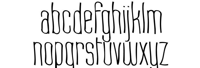 Labtop Warp 1 Font LOWERCASE