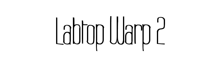 Labtop Warp 2  नि: शुल्क फ़ॉन्ट्स डाउनलोड
