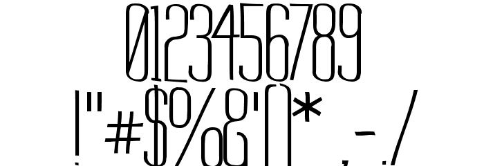 Labtop Warp 2 Font OTHER CHARS