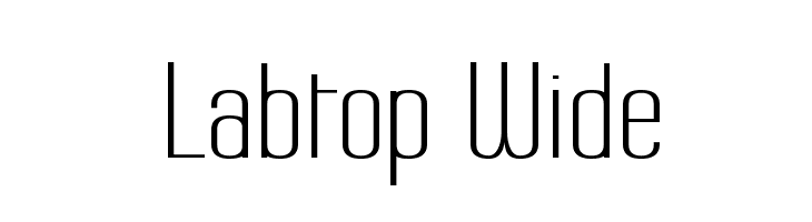 Labtop Wide  لخطوط تنزيل