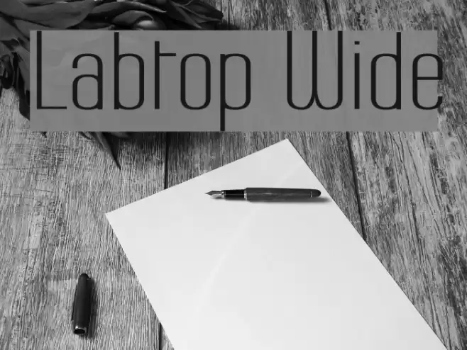 Labtop Wide Fuentes examples