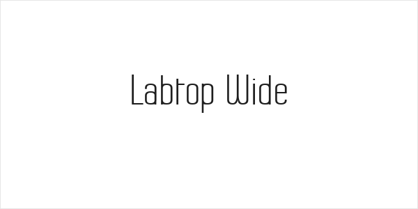 Labtop Wide Logo