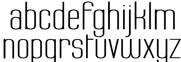 Labtop Wide Font LOWERCASE