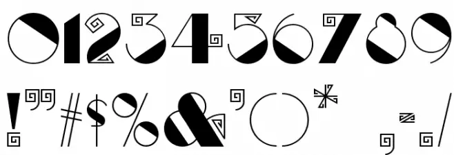 Labyrinth NF フォント その他の文字