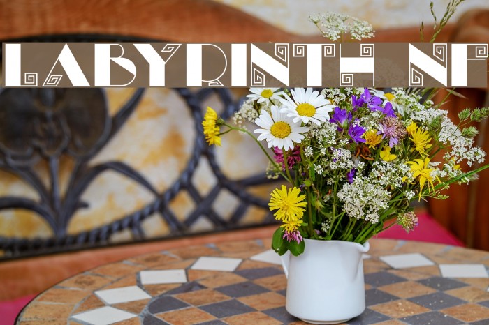 Labyrinth NF Font examples