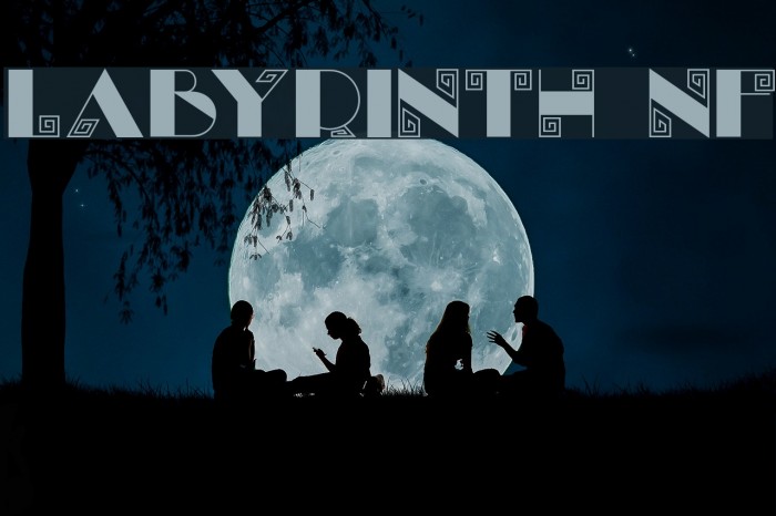 Labyrinth NF Font examples