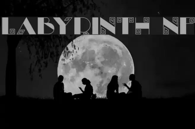 Labyrinth NF フォント examples