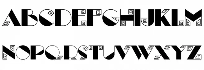 Labyrinth 字体 大写