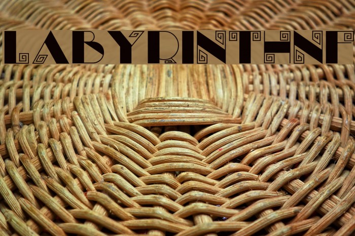 LabyrinthNF Font examples