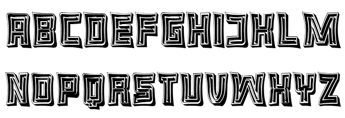 Labyrinthe Regular Font LOWERCASE