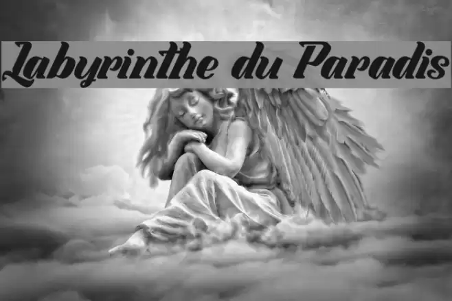 Labyrinthe du Paradis Font examples