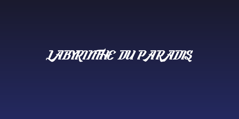 Labyrinthe du Paradis Social Header