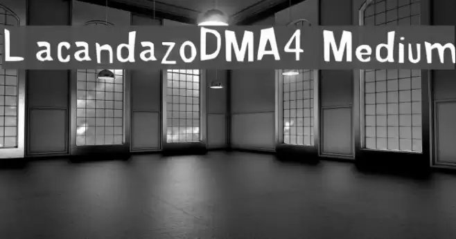 Lacandazo_DMA4 Medium Font examples