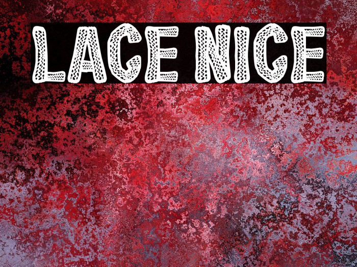 Lace Nice Font examples
