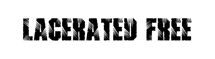 Lacerated Free  Descarca Fonturi Gratis