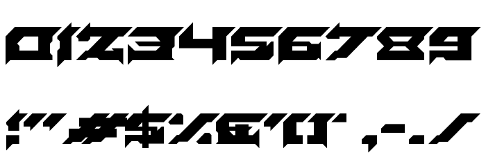 Laceration Font OTHER CHARS