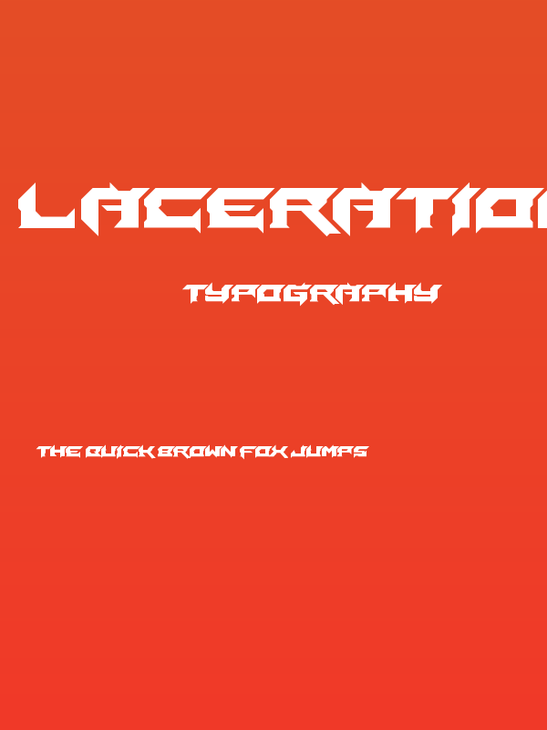 Laceration Poster