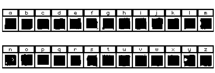 Lacerba Modern Font LOWERCASE