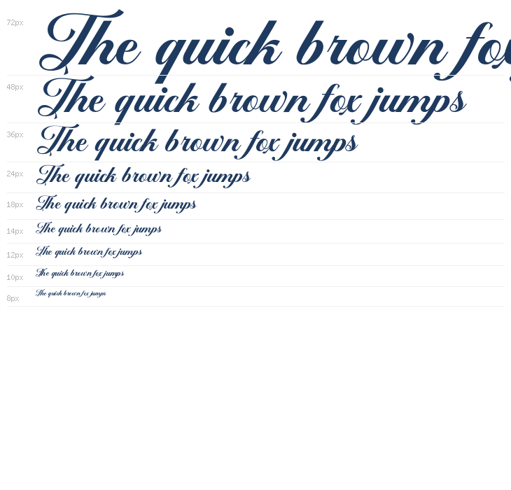 Lacheyard Script PERSONAL USE Regular Waterfall