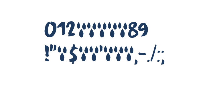 Lachrymose DEMO Regular Other Characters