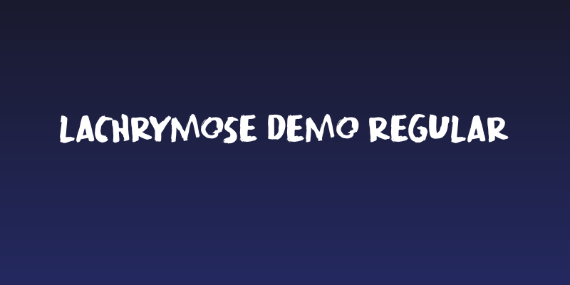 Lachrymose DEMO Regular Social Header