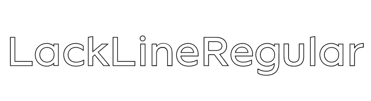 Lack Line Regular  Descarca Fonturi Gratis