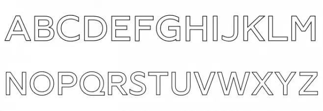 Lack Line Regular Font UPPERCASE