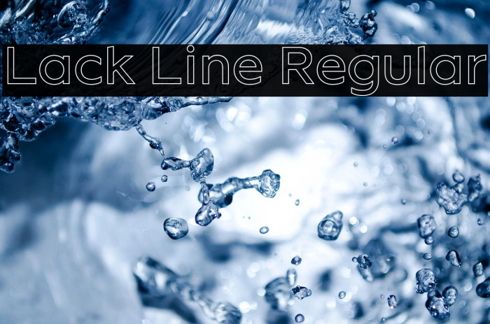 Lack Line Regular Example 2
