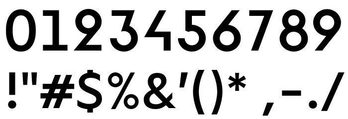 Lack Regular Font OTHER CHARS