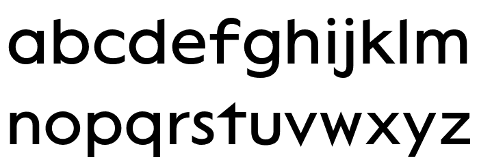 Lack Regular Font LOWERCASE