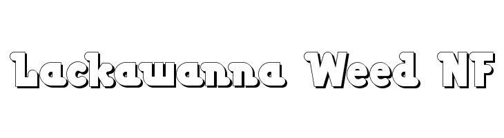 Lackawanna Weed NF Font