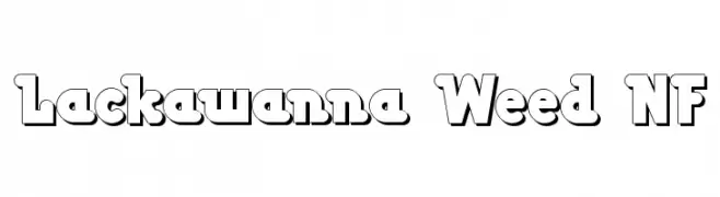 Lackawanna Weed NF  フリーフォントのダウンロード